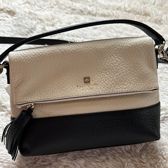 kate spade Handbags - - NWT Kate Spade ♠️ Mini Maria southport avenue Satchel
Porc/black 141